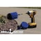 Drill Brush Power Scrubber By Useful Products 5 in W 7 in L Brush, Blue B-S-42J-5X-QC-DB - alternate 4